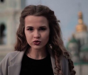 Vasya Boykova from the video clip of 'Empires' - Ukrainian version