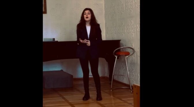 Listen: Alina Sahakyan singing ‘Tsaghkats Baleni’