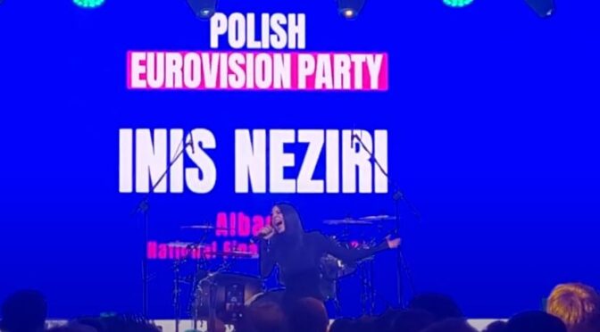 Inis Neziri performed ‘No One’ by Maja Keuc at Polish Eurovision Party 2023