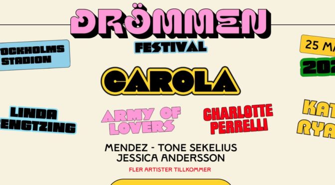 Lots of Euro stars to appear at Drömmen Festival 2024 in Sweden