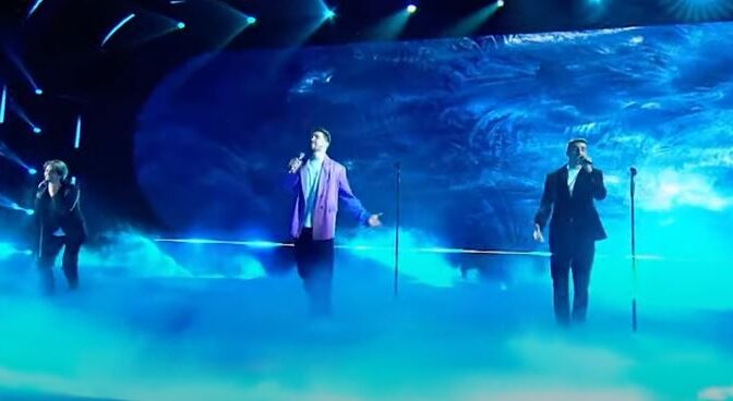 Watch: Vyacheslav Makarov, Erik Antonyan and Alexander Filin perform on ‘Song of Year’ show in Russia