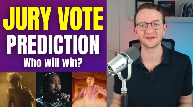 EUROVISION HISTORIES RECORDED A VIDEO ABOUT PREDICTING WHICH SONG WILL WIN THE JURY VOTE IN MALMO