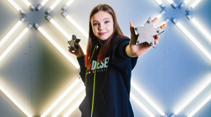 Masha Zhilina performs ‘Welcome To My Belarus’ at JESC Opening Party
