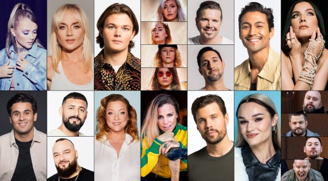 SECOND BUNCH OF 14 ARTISTS FOR SWEDISH 2022 EUROVISION SELECTION