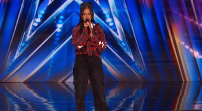 Sara James receives Golden Buzzer in America’s Got Talent