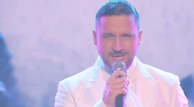 Sergey Lazarev performs in Armenian language