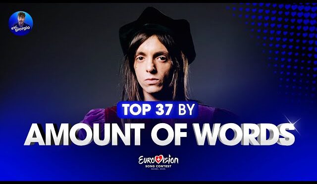 EUROVISION 2025 RANKED BY HOW MANY WORDS THE SONGS HAVE