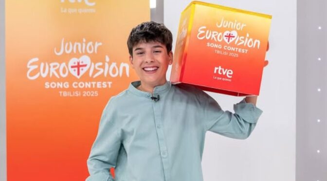 Gonzalo Pinillos will sing for Spain at the 2025 Junior Eurovision