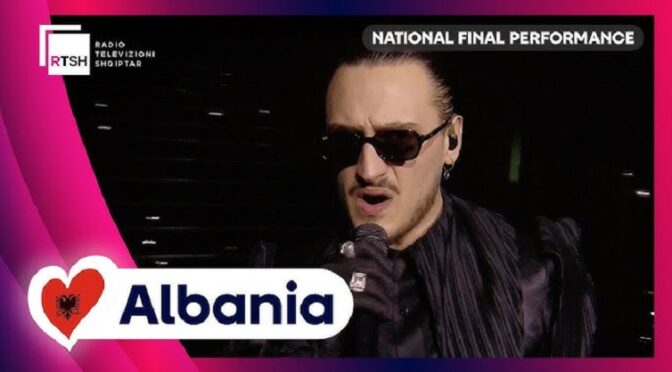 COVER DESIGNS FOR EUROVISION 2026 ENTRIES BY AI – ALBANIA