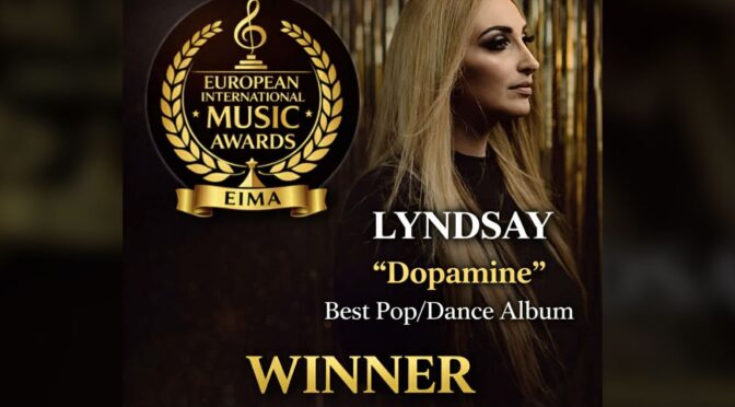 Lyndsay wins EIMA prize for ‘Dopamine’ album